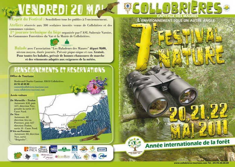 flyer recto festival nature